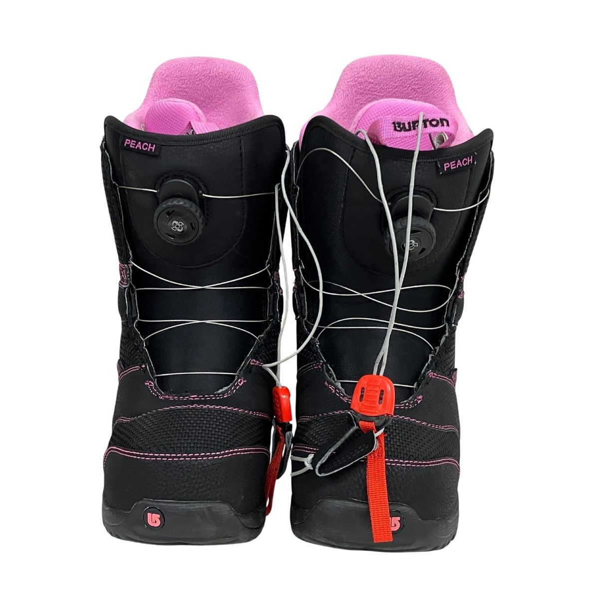 BURTON PEACH BOA 25cm スノーボードブーツ ブラック ピンク 中古