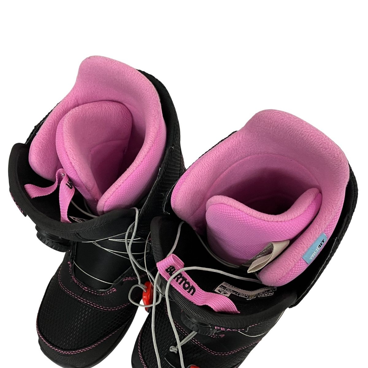 BURTON PEACH BOA 25cm スノーボードブーツ ブラック ピンク 中古