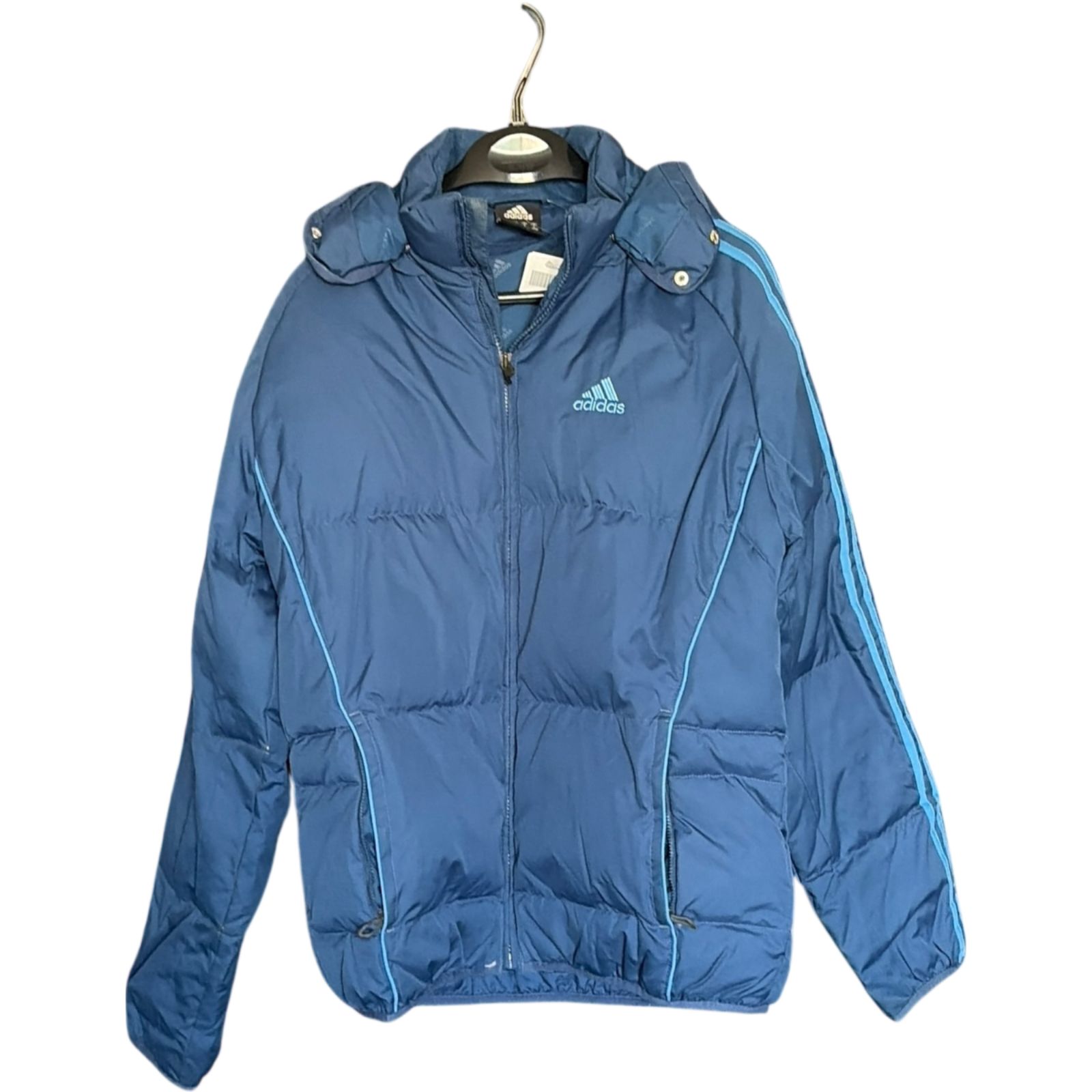 adidas アディダス Mサイズ ダウンコート メンズ ブルー 青系