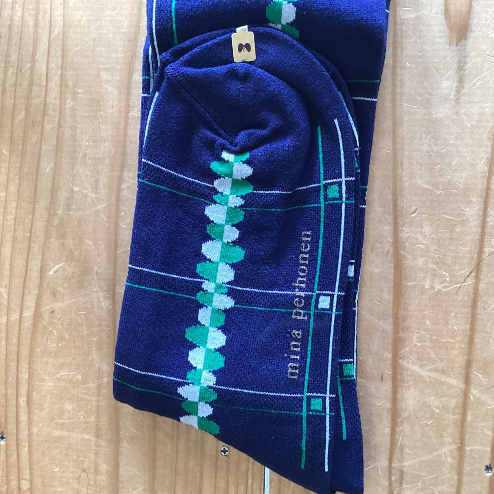 ミナペルホネン mina perhonen ソックス 未使用 kapseli - メルカリ