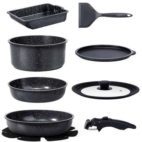 GiPP セラミックコーティング フライパン セット 11点 IH・ガス火対応