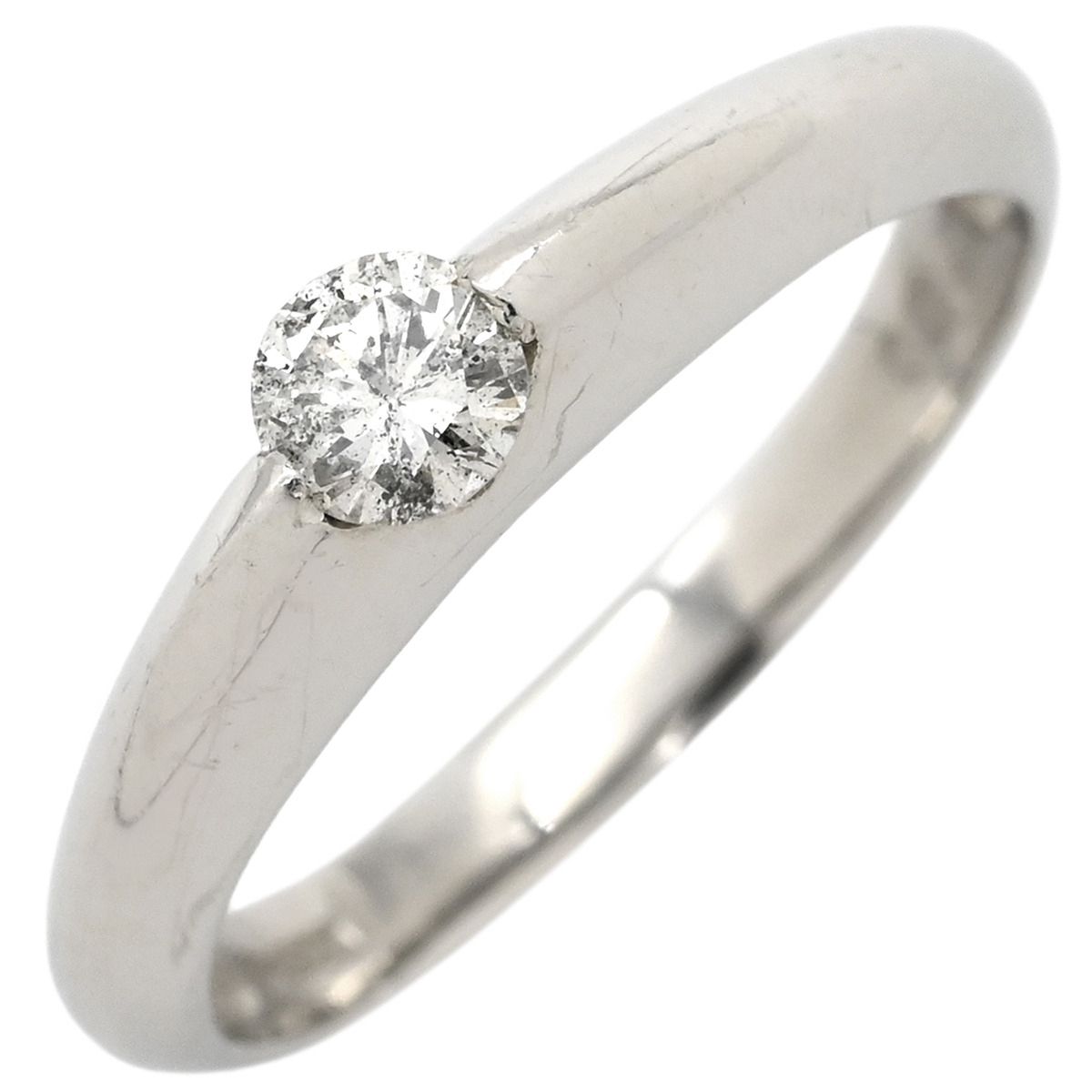 リング 指輪 ダイヤモンド 0.21ct プラチナシルバー 1石 1粒 1P 