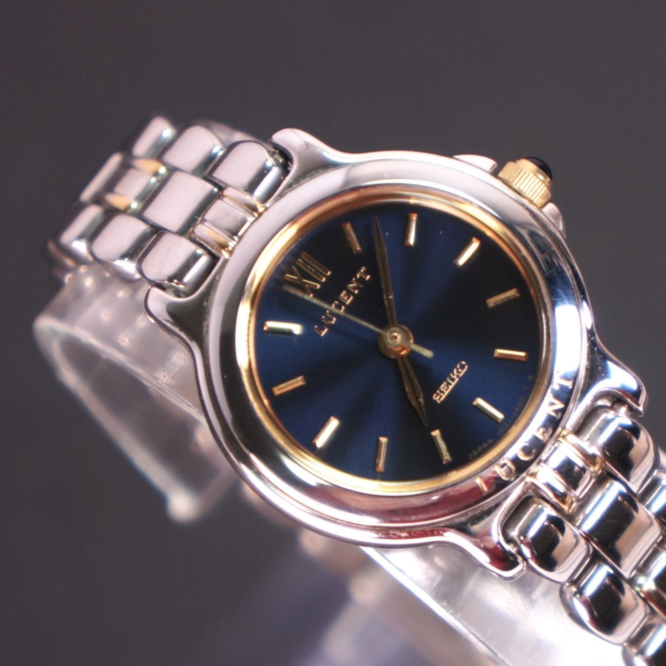 10493【全て電池交換済】　稼働　SEIKO　セイコー　腕時計 ルーセントなど 稼働美品】SEIKO LUCENT ネイビー文字盤 電池交換済 - メルカリ