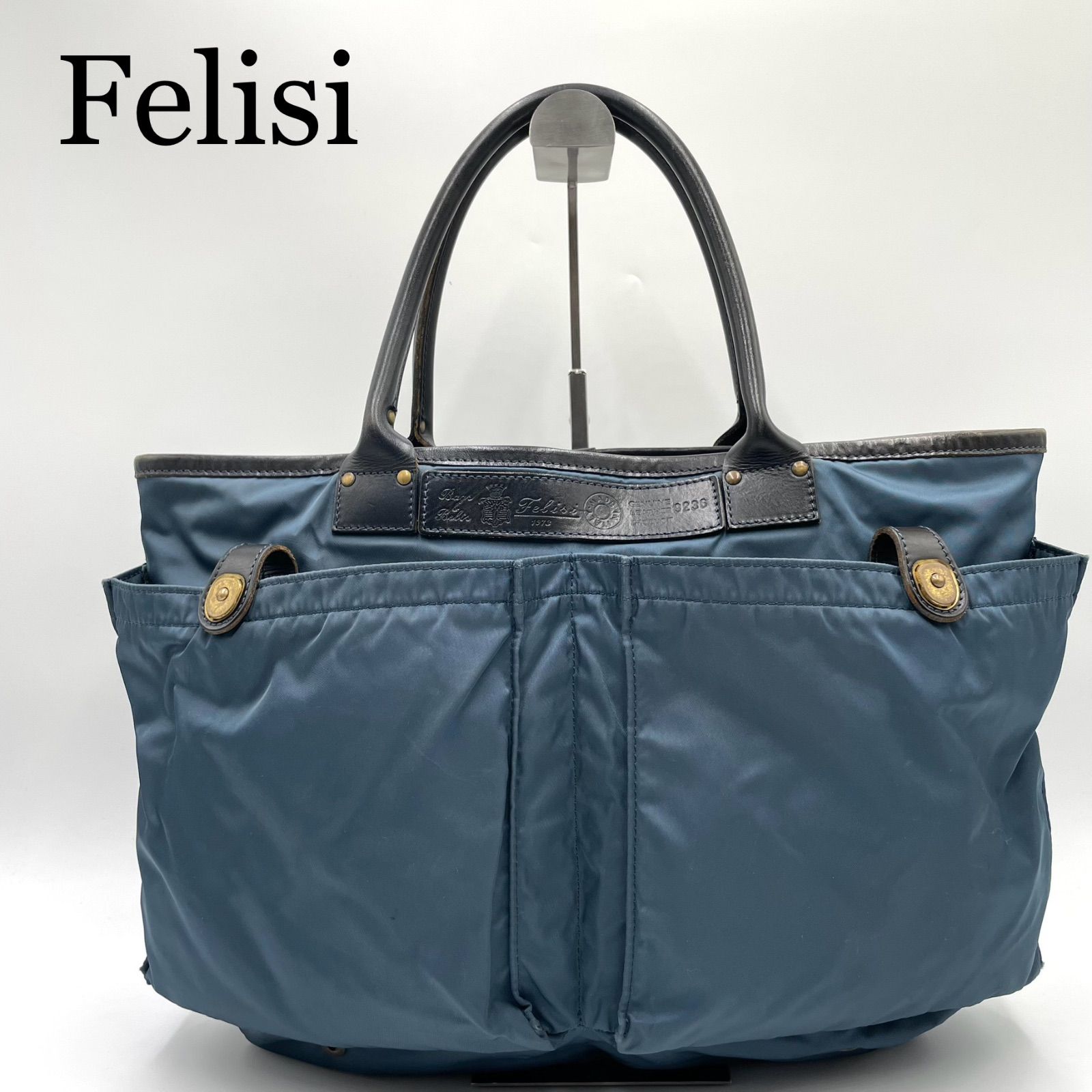 Felisi フェリージ 9236 ヘルメットバッグ トートバッグ ブルー