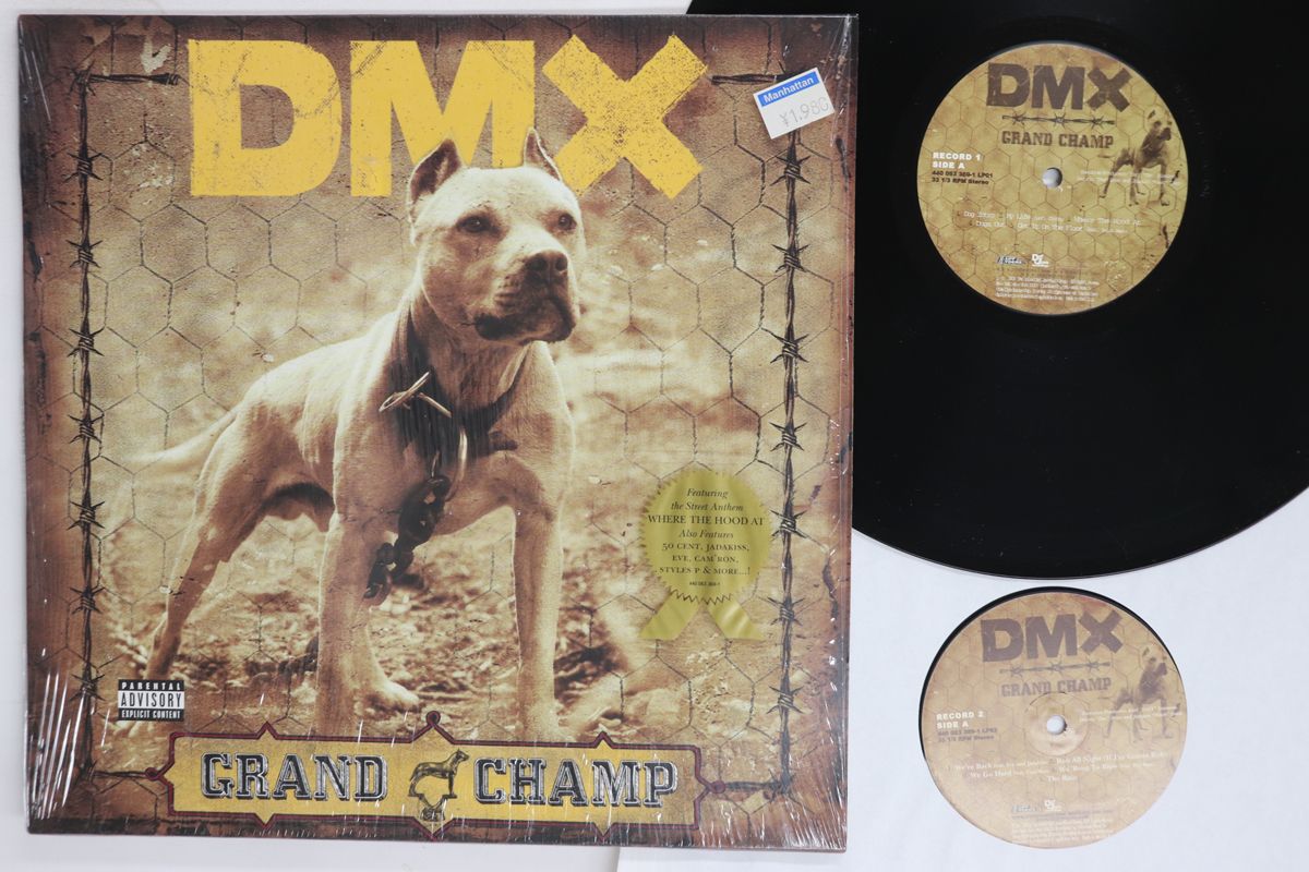 2 discs LP DMX Grand Champ DEF JAM |00520