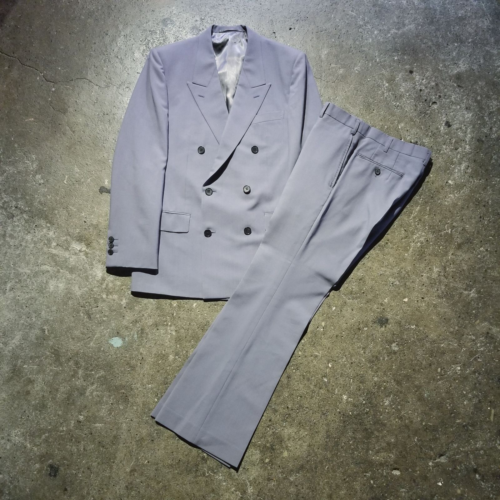 LITTLE BIG 20ss Purple 6B Double Breasted Jacket / Slim Flare