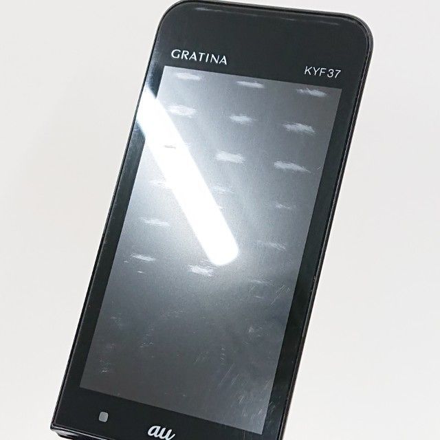 GRATINA KYF37 au ネイビーブラック 送料無料 本体 c16708 - メルカリ
