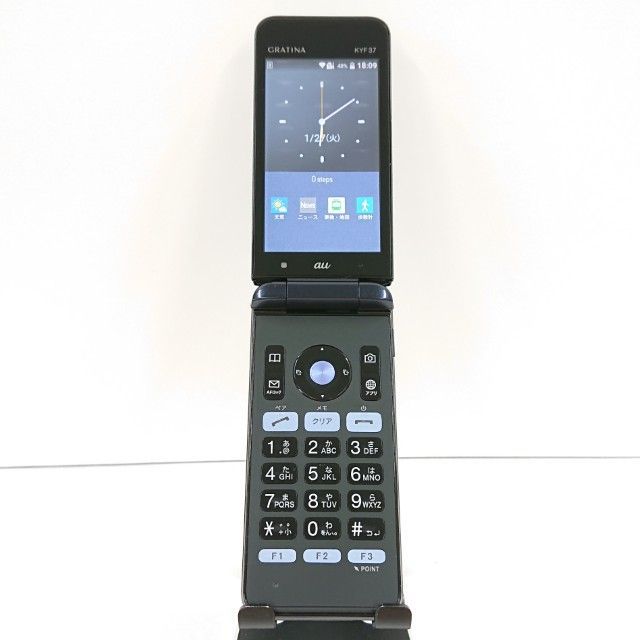 GRATINA KYF37 au ネイビーブラック 送料無料 本体 c16708 - メルカリ