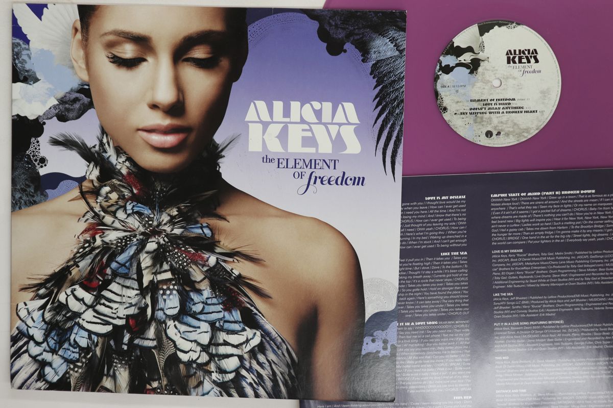 2discs LP Alicia Keys Element Of Freedom 88697465711 J /00520