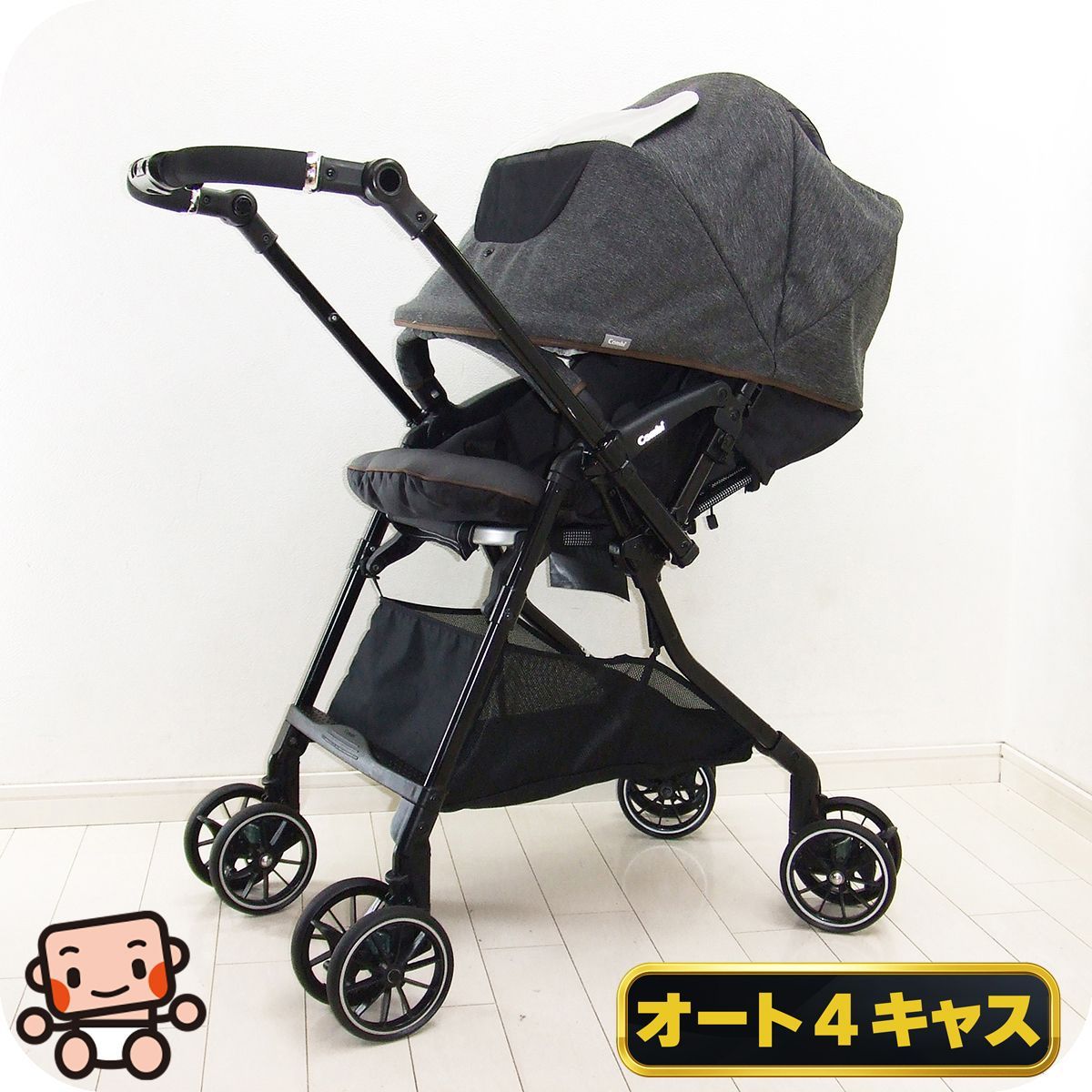 美品 ベビーカー コンビ スゴカルSwitch エッグショック AN Combi 1 美 