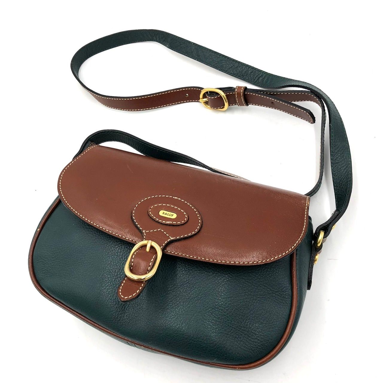 バリー ショルダーバッグ BALLY レザー 斜め掛け ショルダー 保存袋 