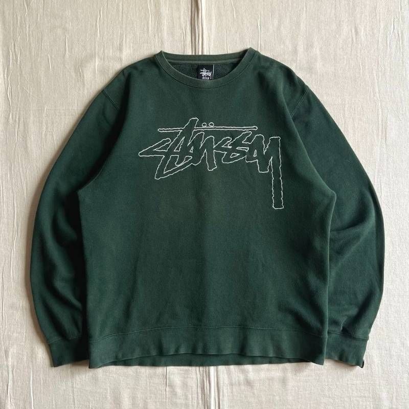 希少 archive 旧タグ stussy ステューシー ストックロゴ 白抜き