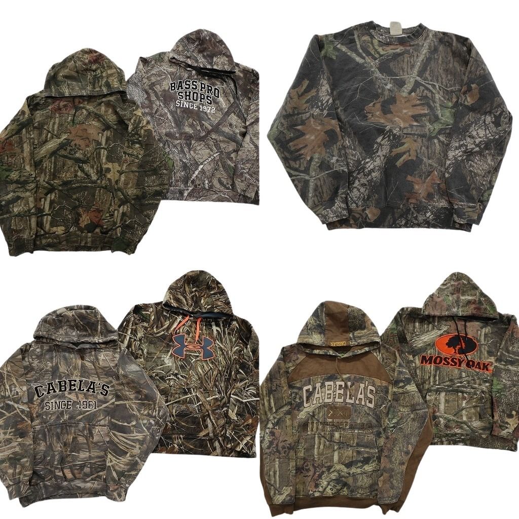 古着卸 リアルツリー 迷彩 スウェット 7枚セット (メンズ M /L /XL
