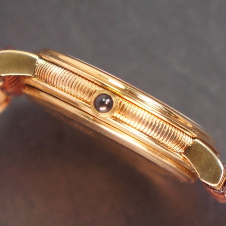 稼働美品】セイコー EXCELINE ASGP アンティーク腕時計 新品ベルト