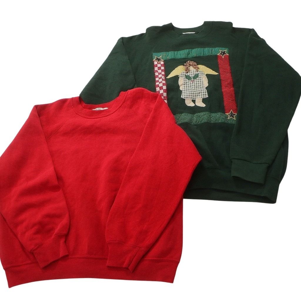 USA古着 秋冬 ストリート スウェット トレーナー まとめ売り 6枚セット 古着卸 まとめ売り USA製 スウェット 8枚セット (メンズ XL ) 前V ワン