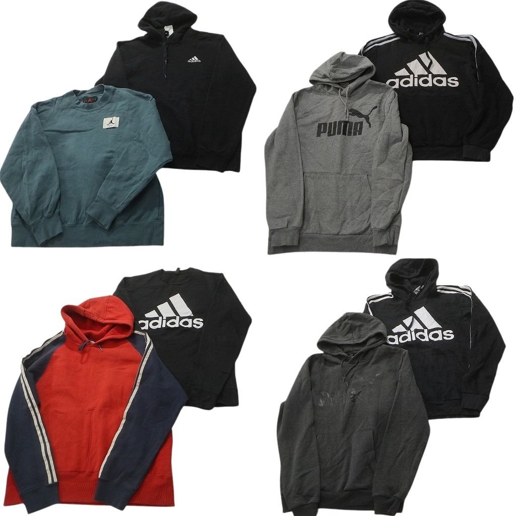 古着卸 まとめ売り スポーツブランドMIX スウェット 8枚セット (メンズ