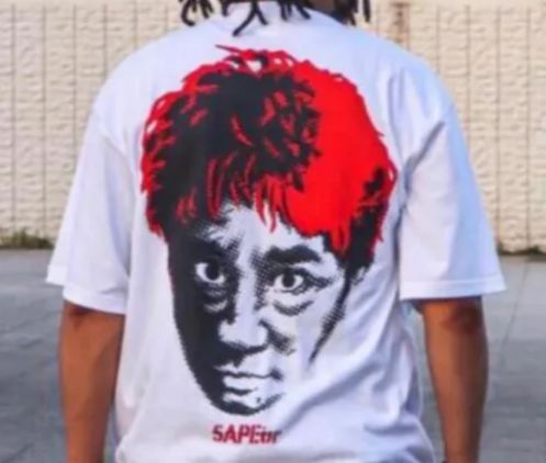 SAPEur サプール 浜田雅功 半袖Tシャツ 浜ちゃん レット - メルカリ