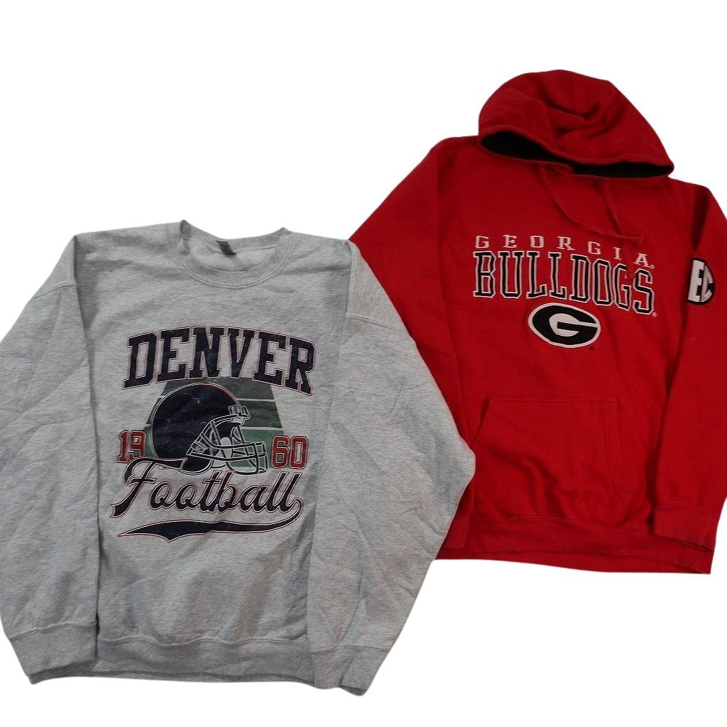 古着卸 まとめ売り カレッジ風 スウェット 8枚セット (メンズ XL