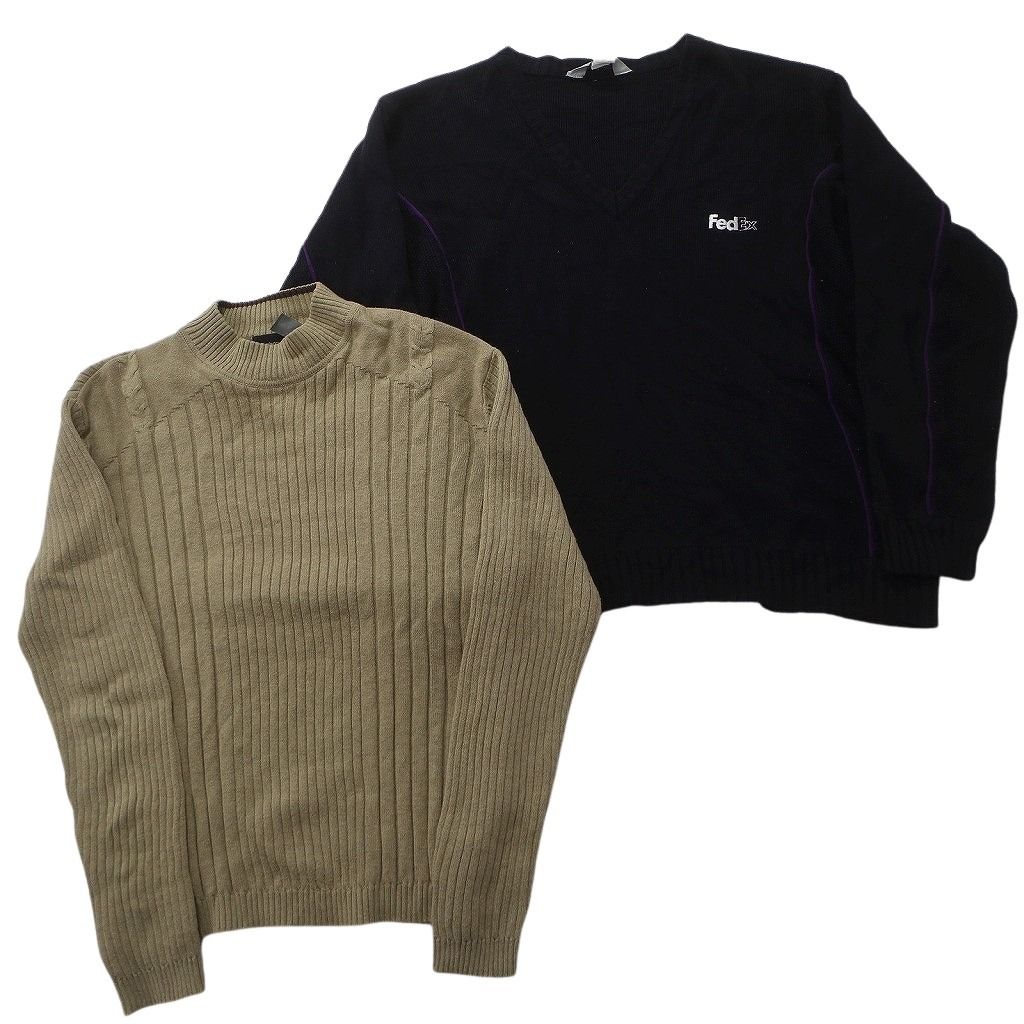 古着卸 まとめ売り セーター MIX 6枚セット (メンズ L ) ポロニット