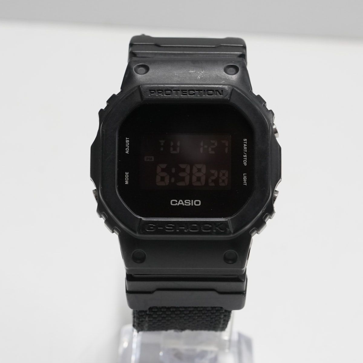 CASIO G-SHOCK ミリタリーブラック DW-5600BBN メンズ 腕時計 USED美品