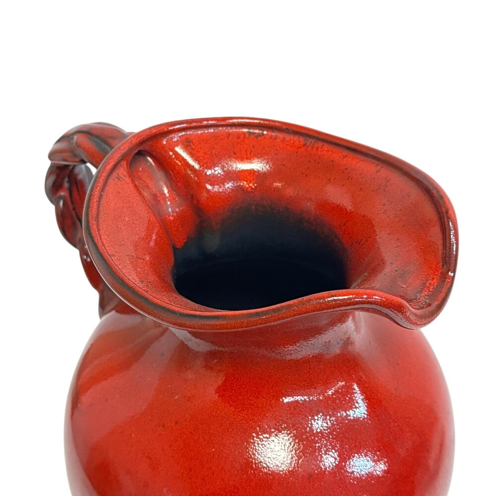 レッドウェア　アメリカ　陶器　骨董　アンティーク スリップ文様のレッドウェア : Muntkidy