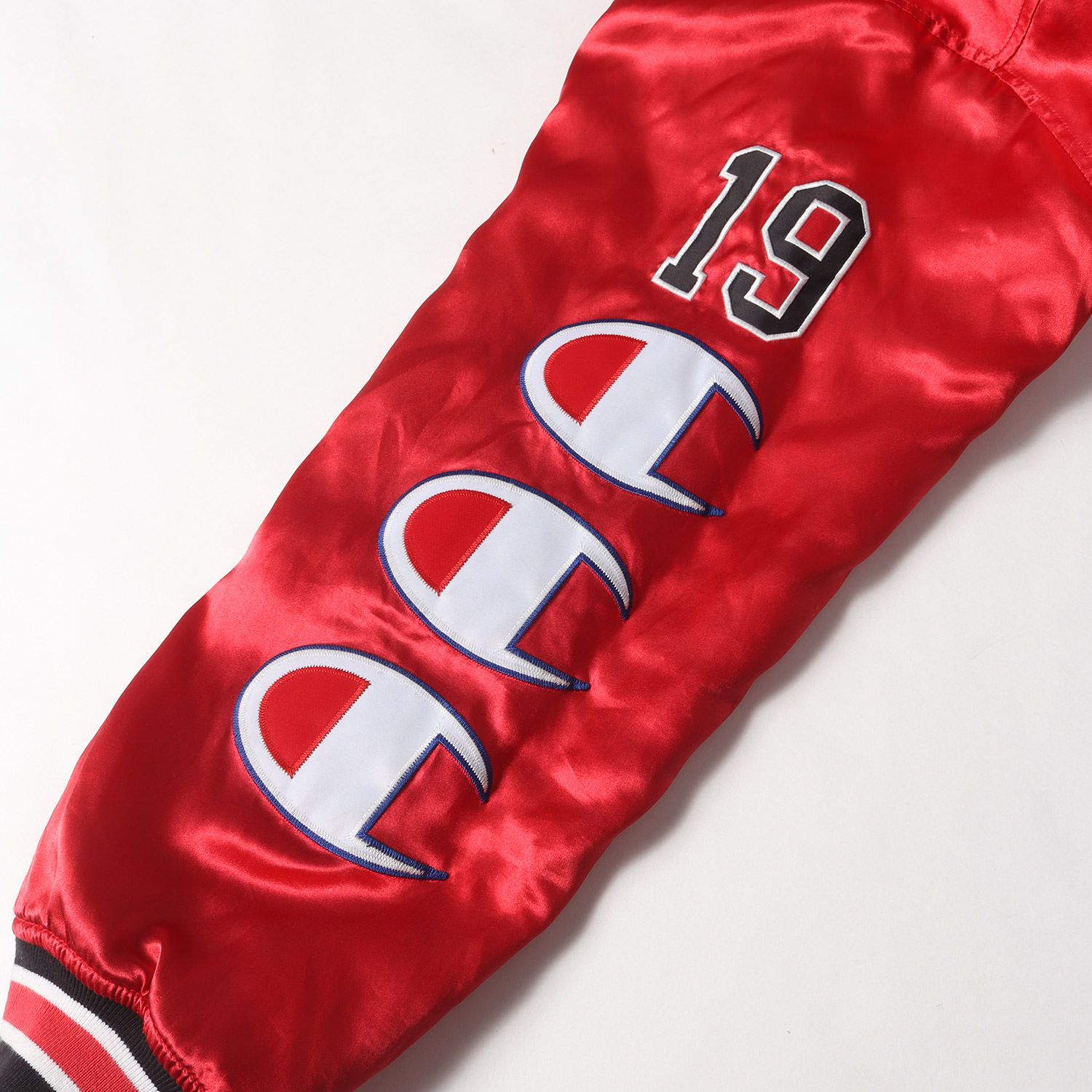 Supreme シュプリーム ジャケット レッド サイズ:S | Champion フード 