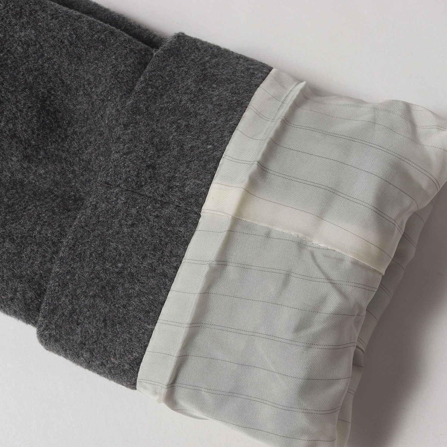 Paul Smith ポールスミス コート グレー×ネイビー サイズ:M | メルトン