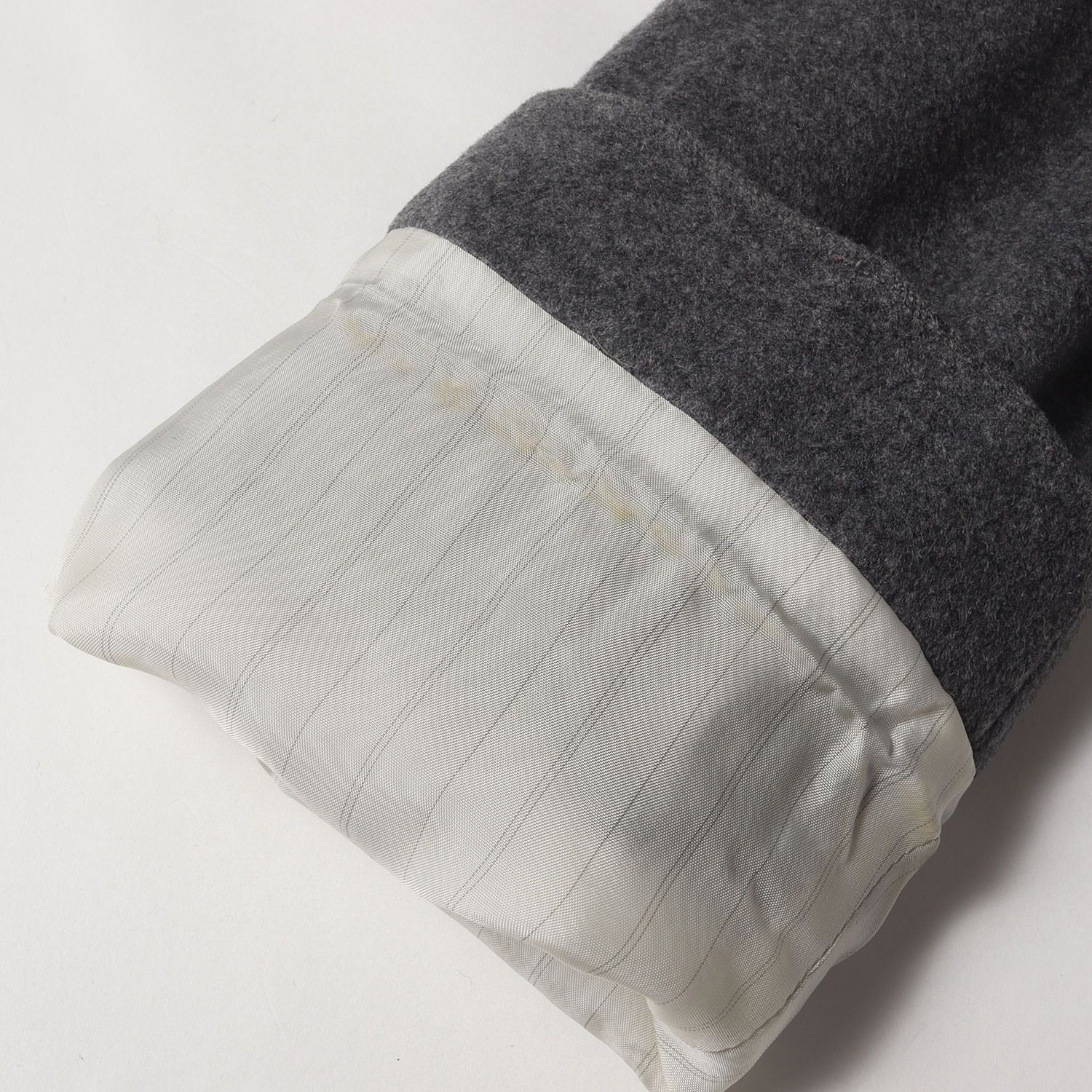 Paul Smith ポールスミス コート グレー×ネイビー サイズ:M | メルトン