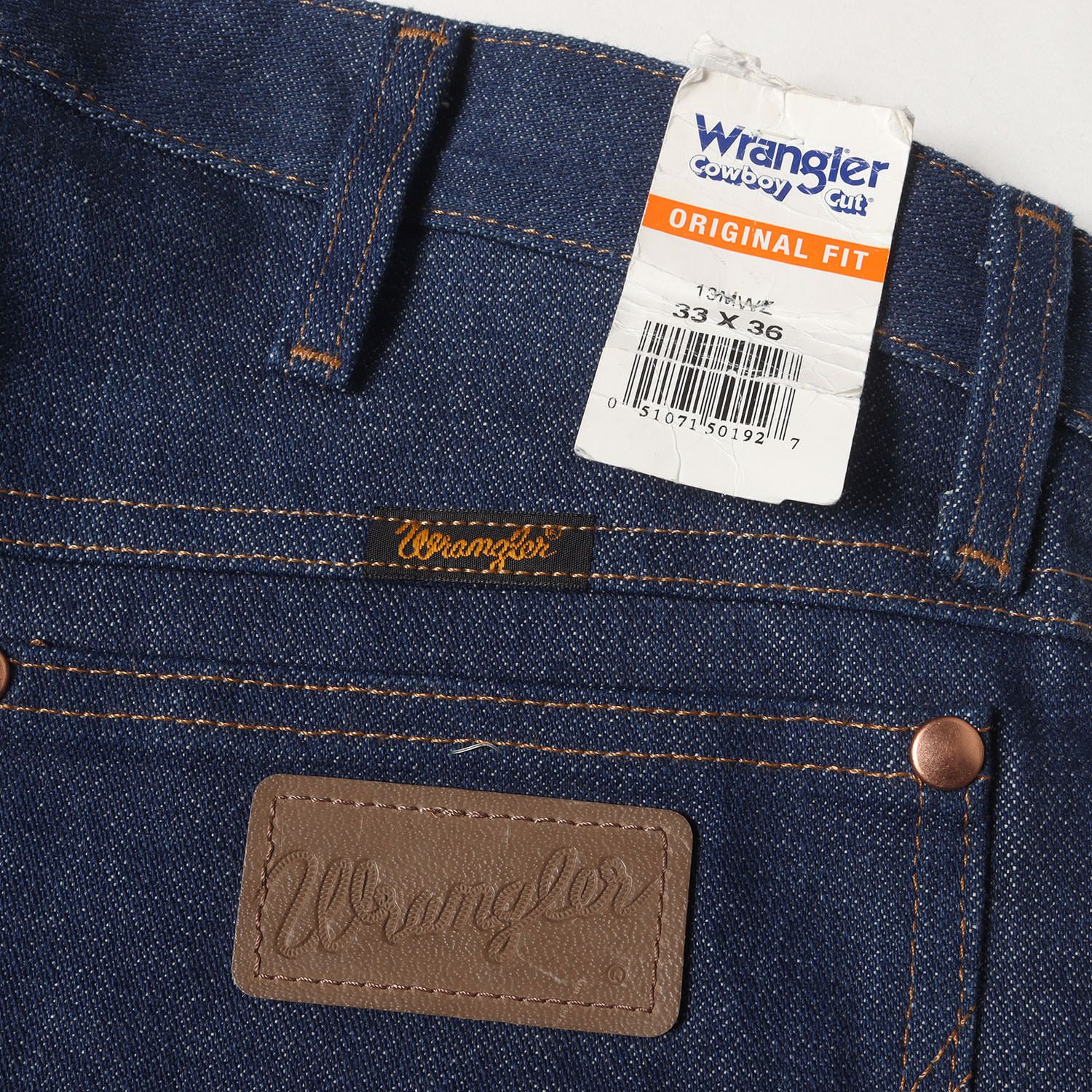 Wrangler ラングラー パンツ インディゴ サイズ:W33×L36 | 希少 デッドストック | 90s 13MWZ カウボーイカット デニムパンツ | メキシコ製 | 90年代 ヴィンテージ 古着 | ボトムス ジーンズ ジーパン【メンズ】【中古】 Wrangler ラングラー パンツ インディゴ サイズ:W33×L36 | 希少 デッド