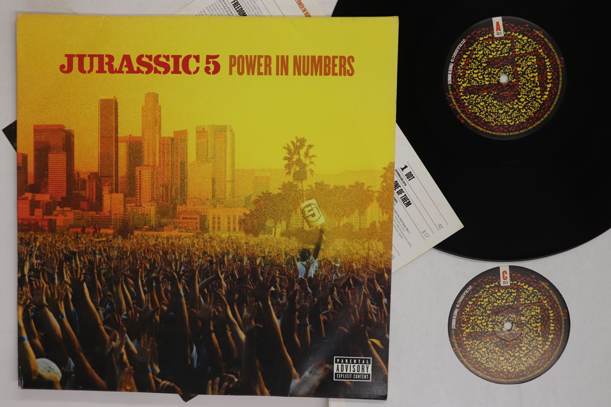 2 discs LP Jurassic 5 Power In Numbers RECORDS |00520