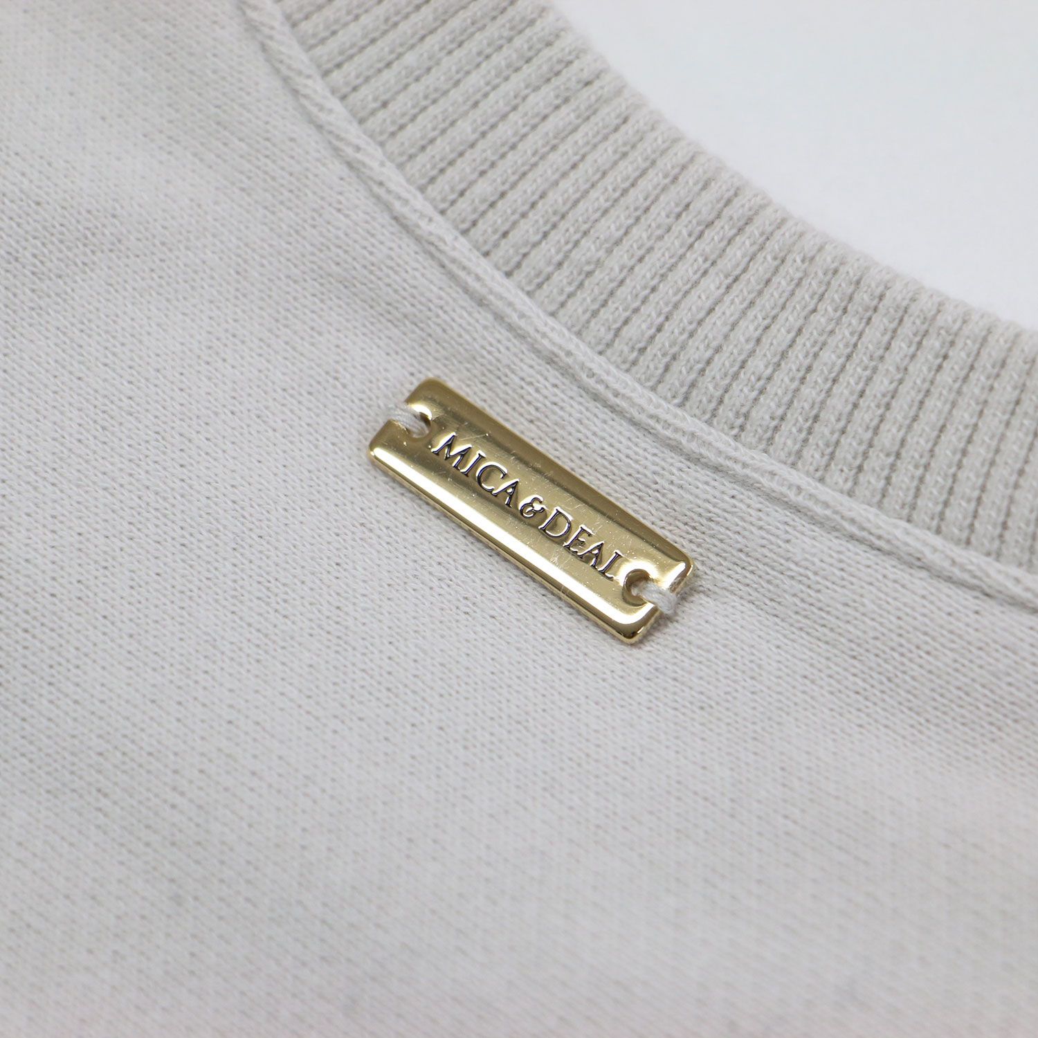 MICA&DEAL マイカアンドディール スウェット ライトグレー サイズ:FREE