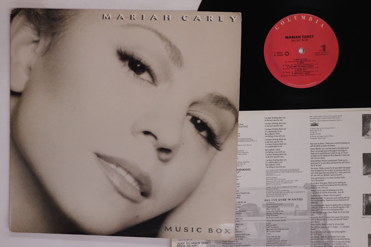LP Mariah Carey Music Box C 53205 |00260