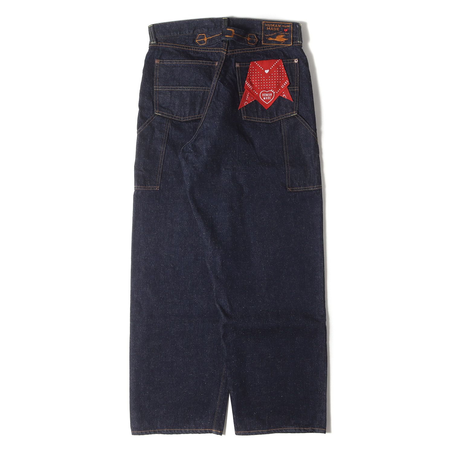 新品】HUMAN MADE ヒューマンメイド パンツ インディゴ サイズ:32