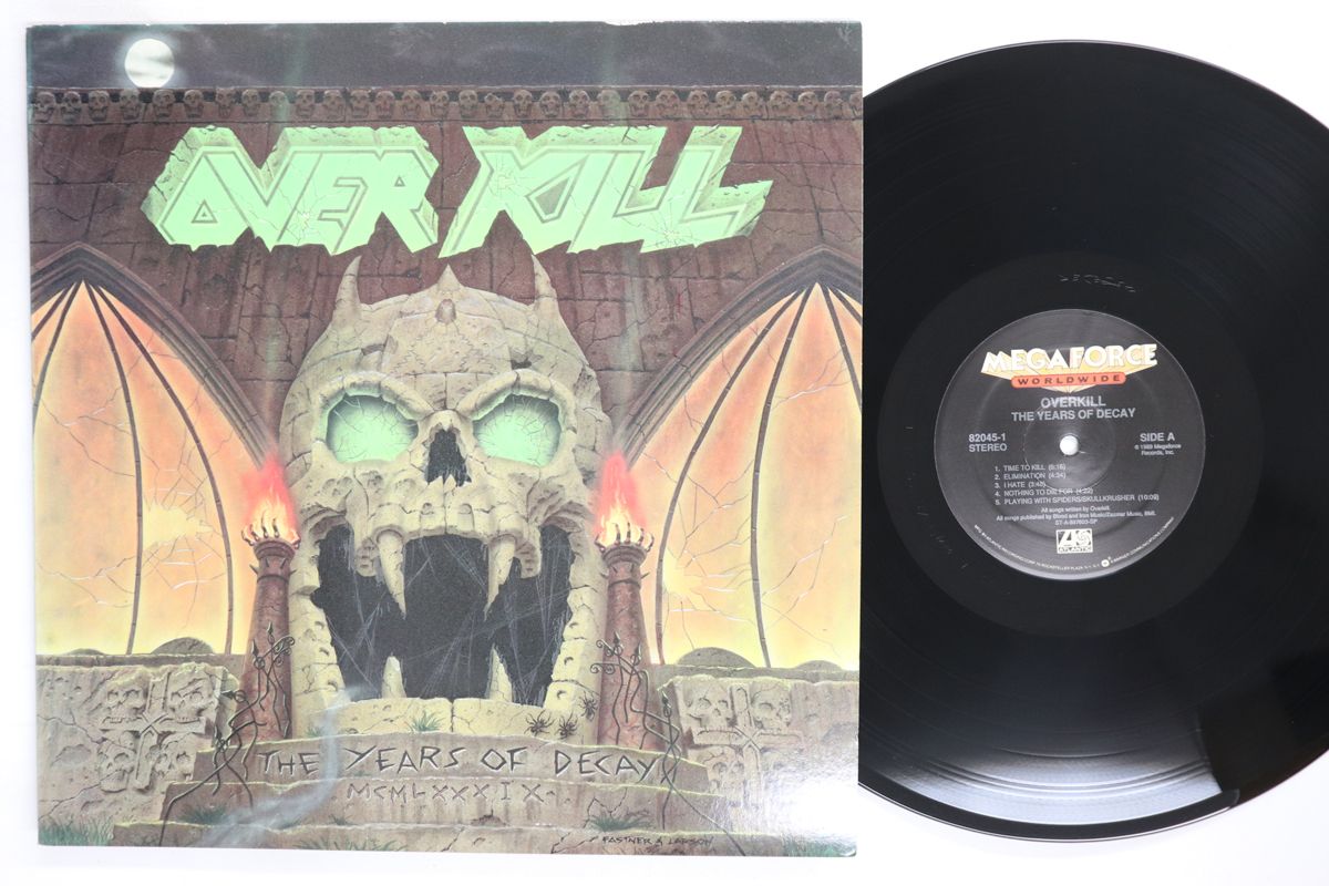 LP Overkill Years Of Decay 820451 |00260