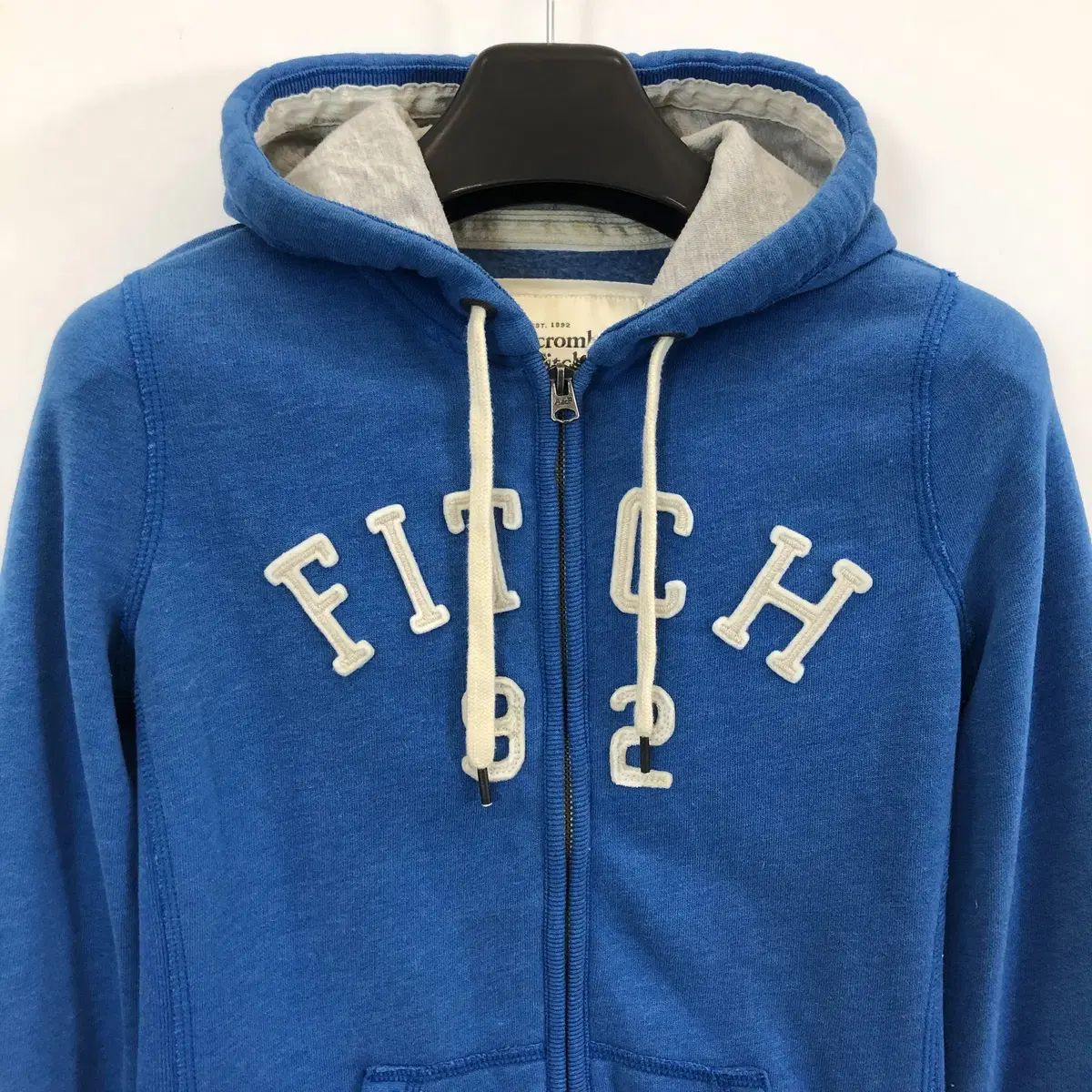 Abercrombie Y2K ブルー フードジップアップ S - メルカリ