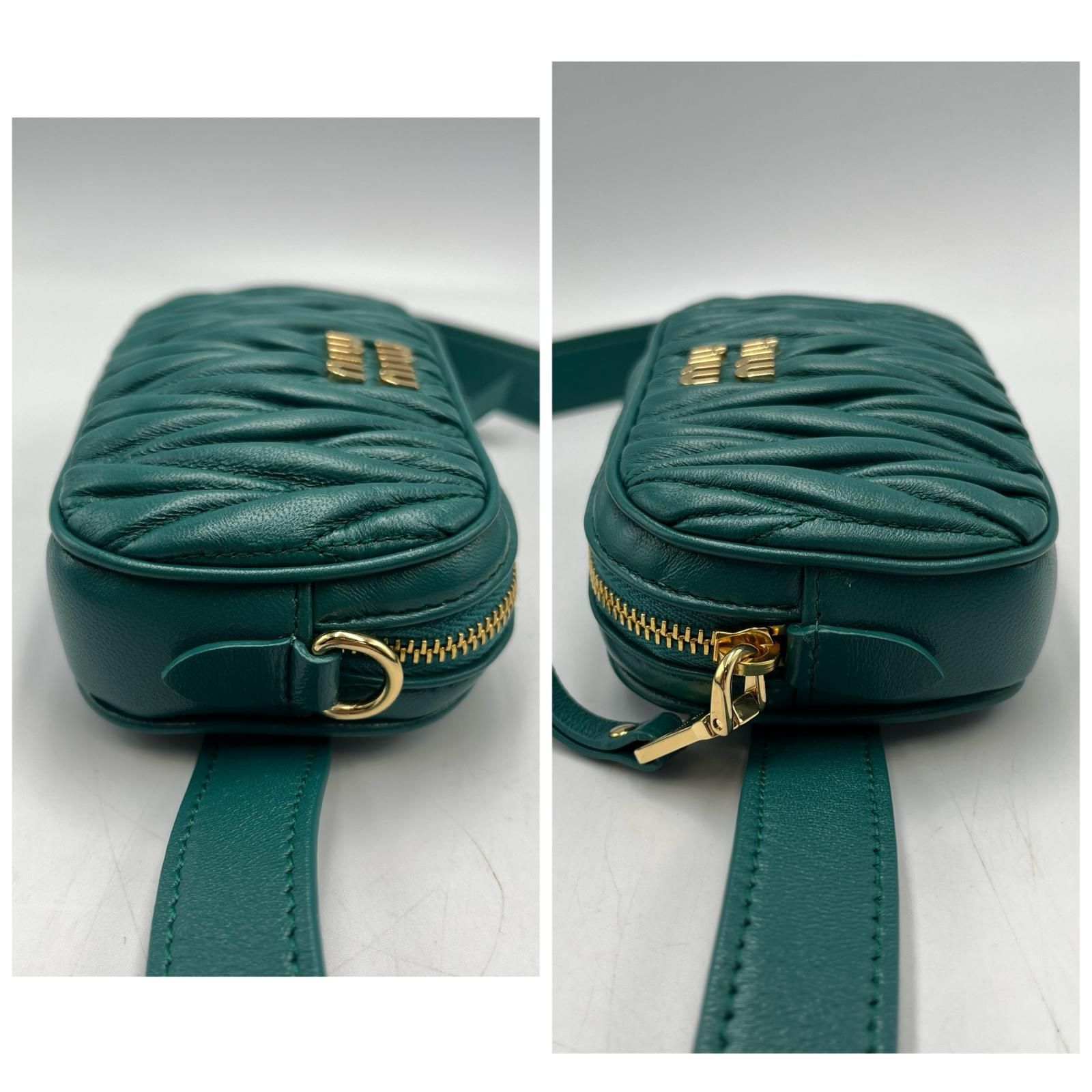 MIUMIU ミュウミュウ ウエストポーチ MIU MIU（ボディバッグ/ウエストポーチ）のフリマアイテム一覧