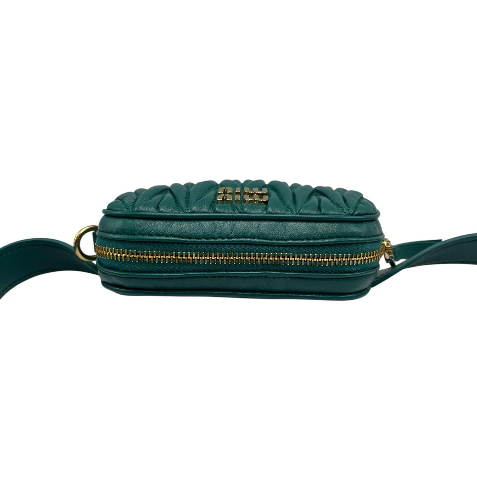 ミュウミュウ MIUMIU ウエストバッグ マテラッセ ベルト ポーチ 5CC568