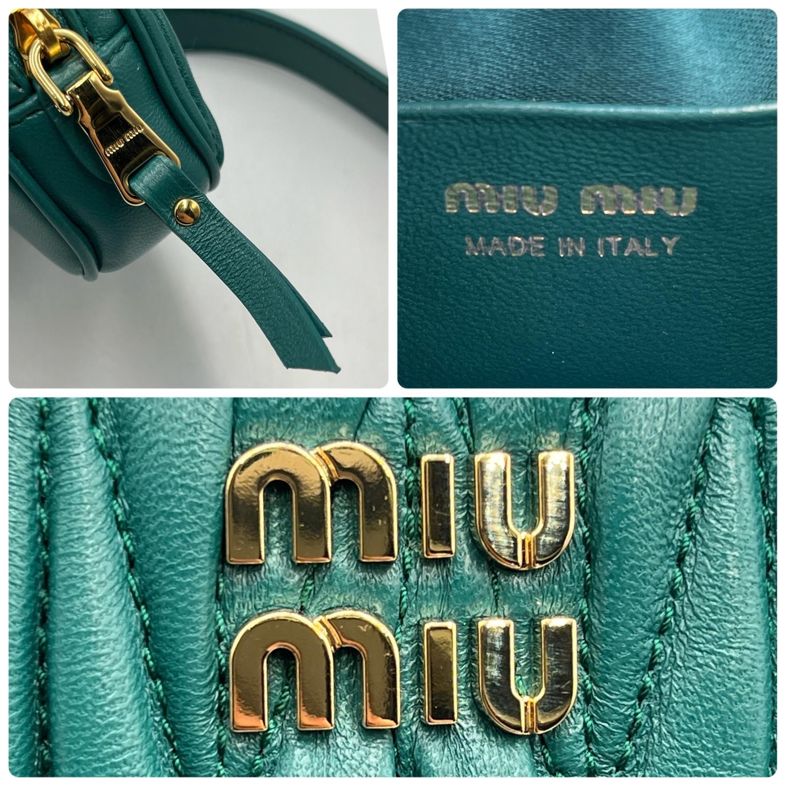MIUMIU ミュウミュウ ウエストポーチ ミュウ ミュウ(Miu Miu)ミュウ ミュウ MATELASSE マテラッセ ウエスト
