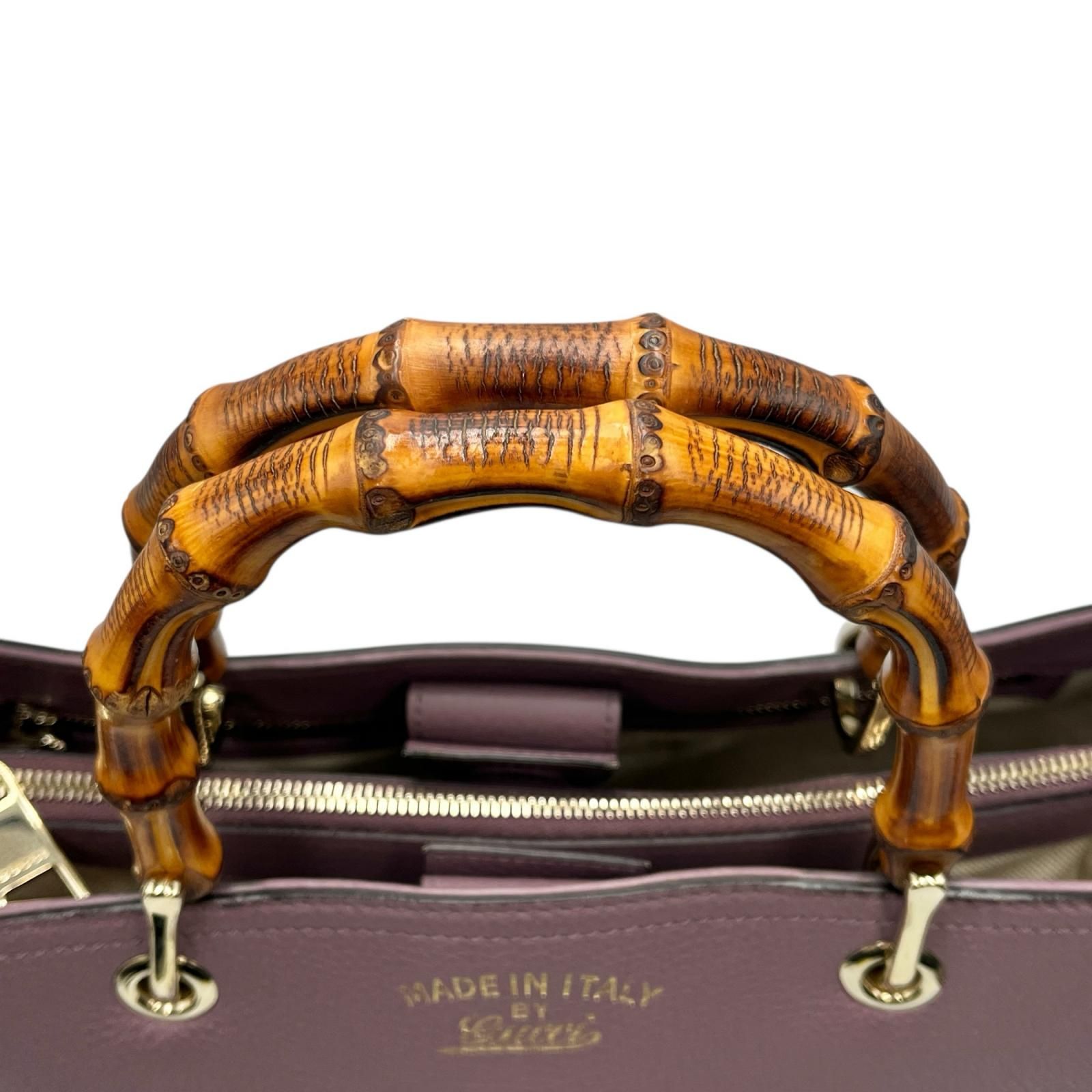 グッチ GUCCI ハンドバッグ バンブーショッパー 2way ショルダーバッグ 