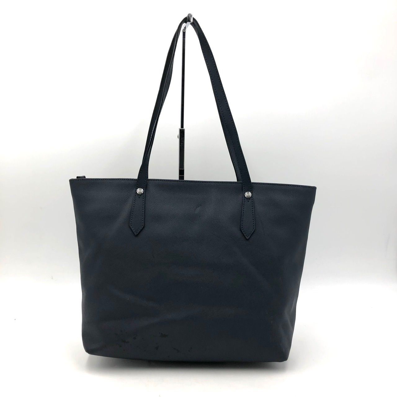 Vivienne Westwood ヴィヴィアン トートバッグ ネイビー レザー A4可