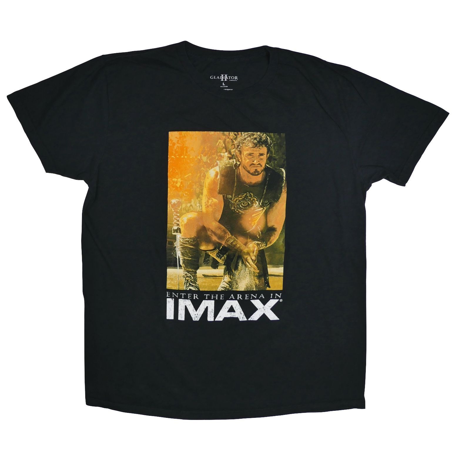 L】 映画 Gladiator グラディエーターII 英雄を呼ぶ声 IMAX Tシャツ