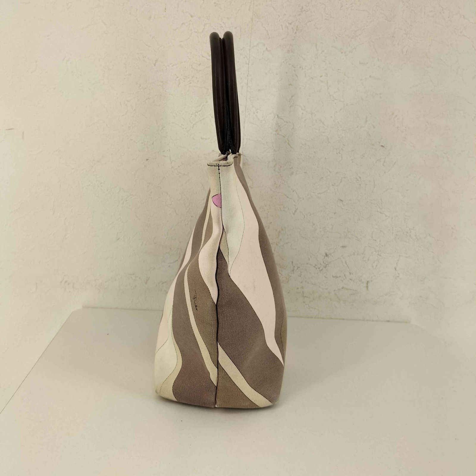 エミリオプッチ EMILIO PUCCI 幾何学柄ハンドバッグ レディース 表記無