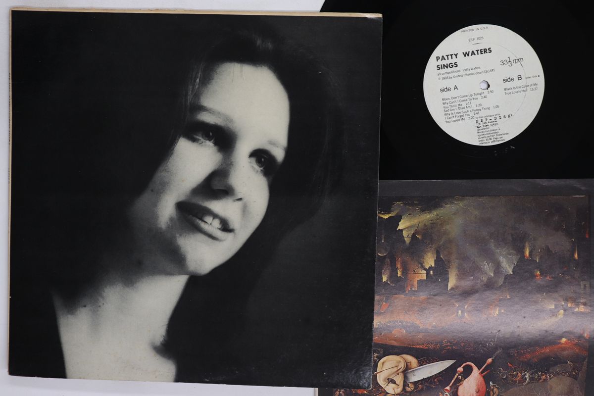 【US】Patty Waters – Sings（ESP-Disk 1025） LP Patty Waters Sings ESP1025 ESP DISK /00260 - メルカリ