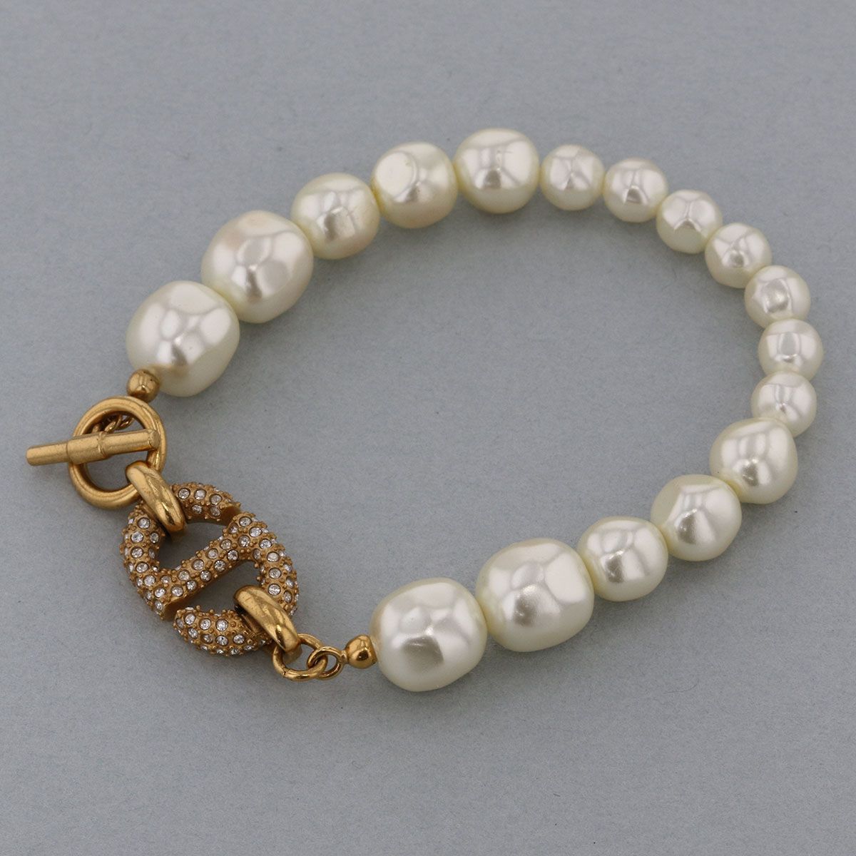 Christian Dior クリスチャンディオール CD Navy ブレスレット