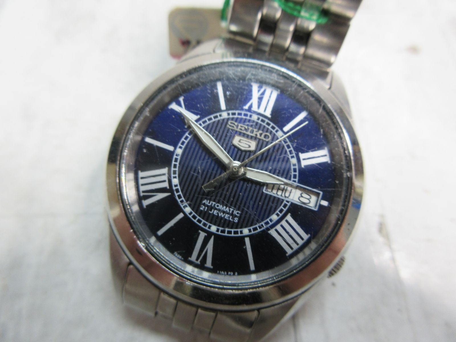 SEIKO 5 AUTOMATIC 21J 7S26 03V0 セイコー 5ファイブ 21石 自動巻き デイデイト デイト 裏スケ 裏スケルトン