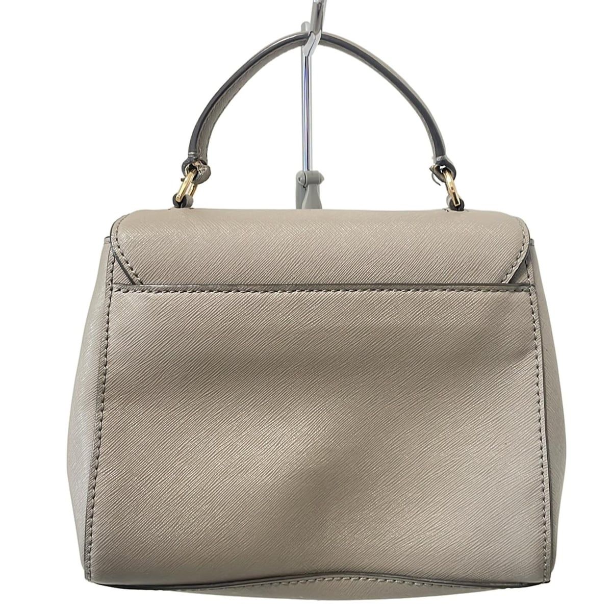 TORY BURCH(トリーバーチ) ハンドバッグ - グレーベージュ レザー