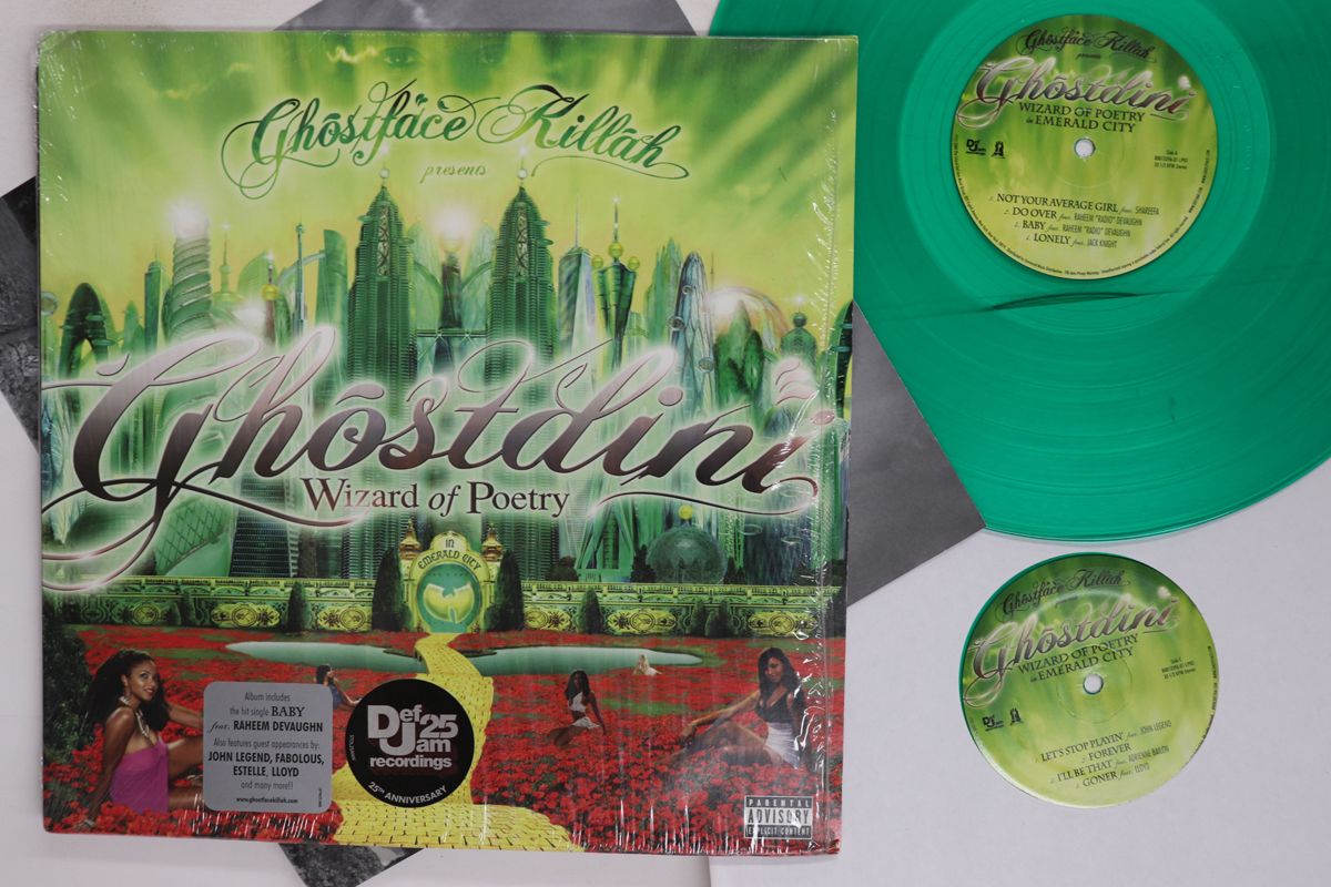 2 discs LP Ghostface Killah Ghostdini Wizard Of Poetry In Emerald City DEF JAM |00520