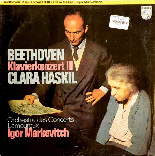 LP Clara Haskil, Igor Markevitch, Beethoven Klavierkonzert Nr. 3