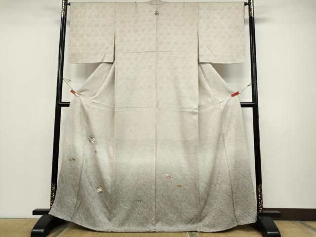 平和屋着物●豪華色留袖　総絞り　刺繍　草花丸文　暈し染め　金糸　正絹　逸品　未使用　CABD0001ut 平和屋着物○豪華色留袖 総絞り 刺繍 草花丸文 暈し染め 金糸 正絹