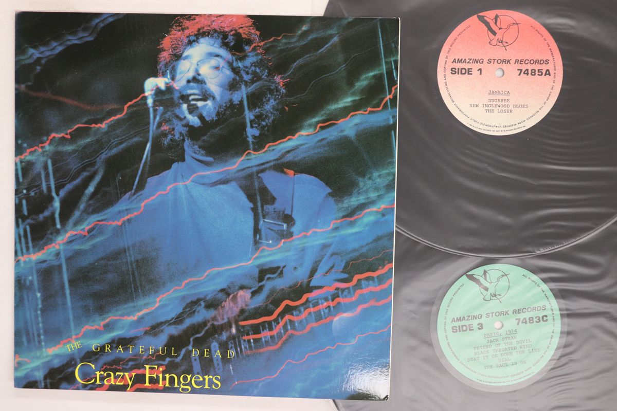 2 discs LP Grateful Dead Crazy Fingers 7483 AMAZING STORK |00520